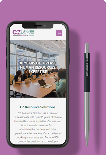 WordPress Website Design for Human Resources consulting Company